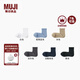 無(wú)印良品（MUJI）男式 合腳直角棉質(zhì)涼爽短襪 男士襪子薄款25年夏季 DAD34A5S 白色 M （25-27cm/40-44碼）