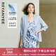 顏域藍色薄款小西裝女2025夏季新款通勤職業(yè)顯瘦修身西服短外套女 淺藍 L