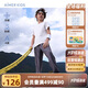 愛(ài)慕兒童（AIMER KIDS）涼感防曬A類(lèi)高彈運動(dòng)長(cháng)褲子男女童闊腿褲 收口長(cháng)褲-暗夜灰 130