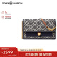 托里.伯奇（TORY BURCH）禮物女士老花鏈條肩帶斜挎包16048中號禮物