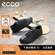 愛步（ECCO）七夕禮物德訓(xùn)鞋男 休閑鞋男士板鞋復(fù)古牛皮男鞋 柔酷零點(diǎn)537764 黑色53776401001 41