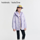 巴拉巴拉balaOne兒童棉服女童外套2件套2025秋冬裝防潑水保暖209425106001