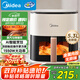 美的（Midea）空氣炸鍋AI烹飪家用智能觸控 透明可視實(shí)用大容量 七夕情人節(jié)禮物 金屬腔體無(wú)異味5.3L MF-KZC5388