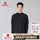土撥鼠（Marmot）Mt.RashGuard 男款輕量戶外運(yùn)動圓領(lǐng)長袖T恤 吸濕速干 黑色 L