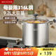 美廚（maxcook）湯鍋316L不銹鋼 復底高湯鍋24cm 燃氣爐電磁爐通用MCT9873