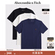 ABERCROMBIE & FITCH男裝25秋季3件組合裝美式經(jīng)典小麋鹿重磅圓領(lǐng)短袖T恤KI124-5044 海軍藍多色 M (180/100A)