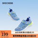 斯凱奇（Skechers）兒童板鞋兒童休閑鞋兒童透氣運(yùn)動(dòng)鞋405253L 男童/淺藍(lán)色/LTBL 36