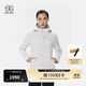 KOLON SPORT【預售】/可隆戶(hù)外軟殼夾克 女士防潑水防風(fēng)保暖透濕連帽外套 LKJK5WN076-CR 奶油白 M 165/88A