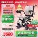 魚躍(yuwell)電動(dòng)輪椅車D130FL老人專用全自動(dòng)智能可折疊輕便代步鋰電