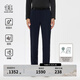 KOLON SPORT/可隆軟殼長(cháng)褲 男子2L拉絨無(wú)褶秋防潑水防風(fēng)保暖登山褲- LHLP4WN151-NV 藏藍 L 175/82A