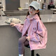 G.duck小黃鴨女童外套春秋款2026新款兒童沖鋒衣女孩洋氣上衣中大童風(fēng)衣 圖片色-春秋款 160 建議150-160cm12-13歲