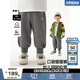 馬·拉?。∕.Latin）【躲貓貓運動(dòng)褲】?jì)和澴哟呵镄驴钅行⊥兠薨俅钍漳_口衛褲長(cháng)褲 中雜灰 110cm