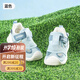 婧麒（JOYNCLEON）嬰兒涼鞋寶寶學(xué)步鞋軟底防滑網(wǎng)面單鞋透氣男女寶網(wǎng)鞋嬰兒機(jī)能鞋 藍(lán)色 17 碼(內(nèi)長(zhǎng)13cm腳長(zhǎng)12.5cm)
