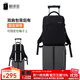 翻譯官20*30*40春秋登機拉桿箱女男15吋輕小號行李箱機長(cháng)旅行密碼手提箱 深灰拉桿箱15寸+雙肩包 15英寸登機箱-20*30*40