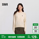 森馬（Semir）史努比系列毛衣女冬彩點含羊毛插肩袖繡花圓領(lǐng)套頭衫101724107025