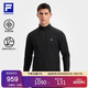 FILA 斐樂官方男士針織長袖外套2025秋健身運(yùn)動(dòng)基礎(chǔ)防曬上衣