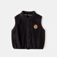 嘟嘟家嬰兒馬甲秋冬寶寶冬裝新款女童坎肩新生兒背心男童馬夾冬季 黑色 100 cm