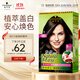 施華蔻（Schwarzkopf）怡然染發(fā)霜4.1/9亞麻褐棕 染發(fā)劑植物染發(fā)膏亞麻棕自己染男女蓋白