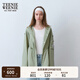 Teenie Weenie【防潑水科技面料】小熊女裝時(shí)尚簡(jiǎn)約風(fēng)防風(fēng)休閑外套 軍綠色 S (160)