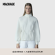 MACKAGE女士 FINOLA雙面針織收腰休閑經(jīng)典顯瘦外套上衣 奶油白 XS