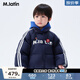 馬·拉?。∕.Latin）/童裝兒童羽絨服冬新款男小童運(yùn)動(dòng)團(tuán)戶(hù)外風(fēng)短款羽絨服 藏青 130 cm