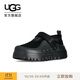 UGG明星同款秋季新款男女同款厚底休閑鞋1171355BBLC|黑色/黑色38