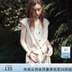 范思藍(lán)恩氣質(zhì)老錢風(fēng)麻本色休閑襯衫女2025夏新款坎肩v領(lǐng)襯衣2390 麻本色 M