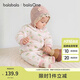 巴拉巴拉balaOne嬰兒連體衣寶寶哈衣爬服2025新款加厚甜美精致萌 白底碎花00316 90cm