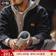 馬登工裝底特律獵裝夾克男美式復古J001巴恩風(fēng)翻領(lǐng)谷倉外套秋季新款 黑色 【男士休閑外套/高級感痞帥】 M