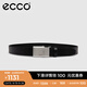 愛步（ECCO）男士禮盒禮盒皮帶 簡約金屬扣正裝腰帶 9105889 黑色910588990000 120cm