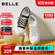 百麗休閑百搭小白鞋女商場(chǎng)簡(jiǎn)約板鞋A6M1DAM4 白色 37