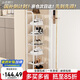 小匠材鞋架入戶門口多層家用免安裝立式簡易宿舍收納小鞋柜白色7層