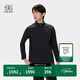 KOLON SPORT/可隆TECHSHELL軟殼夾克 男子3L立領(lǐng)防潑水防風(fēng)透濕外套 LHJK5SN045-BK 黑色 XL 180/100A