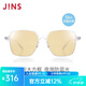 睛姿（JINS）防藍光眼鏡男女護目鏡56%防藍光輻射輕量大方框FPC22S253 00B透明（包裝全新升級）
