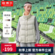 坦博爾羽絨服女輕薄羽絨馬甲時(shí)尚立領(lǐng)背心短款外套TD238006 小香白 S (160)