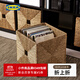 宜家（IKEA）KNIPSA克尼薩籃自然海草籃筐收納箱手工編織收納筐現代 褐色