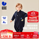迷你巴拉寶寶仿牛仔外出連體衣男女寶復(fù)古工裝風(fēng)衣服秋季新款2025新品