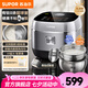 蘇泊爾（SUPOR）電飯煲 家用3-4個人用多功能1300W大功率IH猛火加熱電飯鍋 316L不銹鋼0涂層球釜內(nèi)膽電飯煲 【配無涂層球釜內(nèi)膽+健康低糖甑】 4L