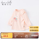戴維貝拉（DAVE＆BELLA）女童T恤兒童衣服寶寶打底衫2024童裝秋裝長袖上衣