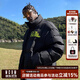 MEDM 刺繡基礎(chǔ)羽絨服冬季美式短款休閑防風(fēng)保暖外套男士潮牌加厚 黑色（現(xiàn)貨） L