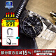卡西歐（CASIO）男表商務(wù)休閑簡約指針防水鋼帶表男士手表送男友禮物 EFV-540D-1A9VU銀色鋼帶款
