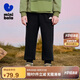 迷你巴拉【凈電絨】男女童毛絨抗靜電褲子冬新厚長(zhǎng)褲