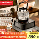 金灶（KAMJOVE）全自動上水電熱燒水壺 茶具泡茶燒水壺一體保溫恒溫家用0.9L玻璃茶藝提梁壺H-30
