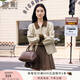 香影復古工裝風(fēng)短款外套女2025秋季新款休閑英倫風(fēng)小個(gè)子翻領(lǐng)風(fēng)衣 米咖 S 155/80A/85-95斤