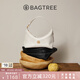 BAGTREE包包樹(shù)月枕包植鞣皮通勤單肩包2025年新款手提斜挎枕頭包七夕禮物 皎月白 贈(zèng)斜挎延長(zhǎng)肩帶 高級(jí)小眾