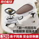 ANGI BABY兒童扭扭車(chē)1-3-6歲扭扭車(chē)防側(cè)翻滑行車(chē)大人可坐承重閃光輪溜溜車(chē) 天云灰 【音樂(lè)+閃光輪+車(chē)身燈光】
