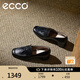 愛步（ECCO）七夕禮物 單鞋女 時(shí)尚潮流百搭職場通勤粗跟方頭皮鞋 型塑290943 黑色29094301001 37