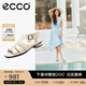 愛步（ECCO）羅馬涼鞋女 夏季搭扣通勤休閑百搭透氣涼鞋 雕塑233823 石灰色23382301378 37