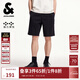 杰克·瓊斯（JACK&JONES）男裝舒適彈力百搭潮流個(gè)性休閑酷帥簡(jiǎn)約風(fēng)基礎純色短褲225243014 A16深灰牛仔 M (175)