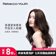 瑞貝卡（Rebecca）假發(fā)全真人發(fā)法式八字劉海浪漫中長(cháng)卷發(fā)波紋卷全手織頭套 深咖色 長(cháng)發(fā) 全真人發(fā) 機制工藝